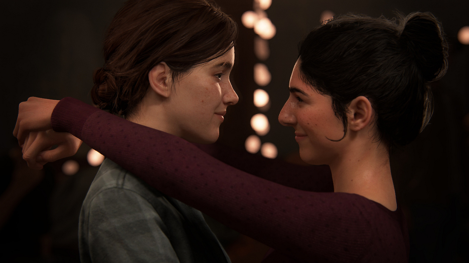 Ellie og Dina i en kjærlig omfavnelse. | Foto: Naughty Dog / Sony Interactive Entertainment